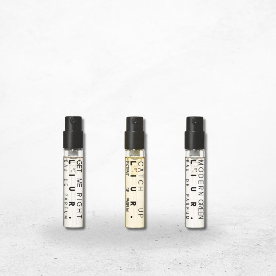 Liur fragrance discovery set 3 x 2ml